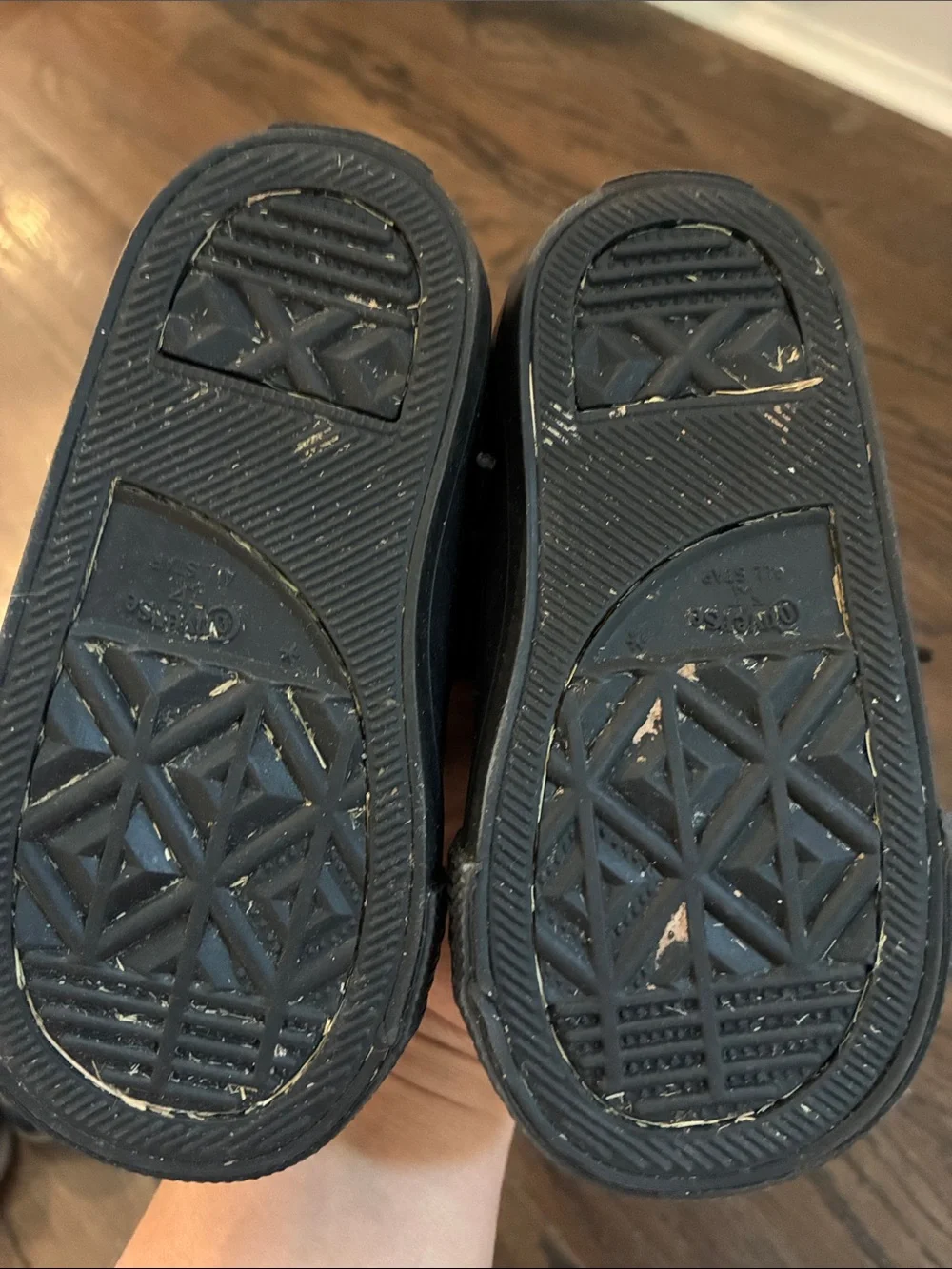 Converse Kids Black Low-Top Lace-Up Sneakers